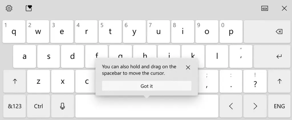  El nuevo teclado táctil en Windows 10 