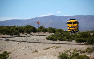  La empresa privada boliviana Ferroviaria Andina realizó una prueba piloto la semana pasada 