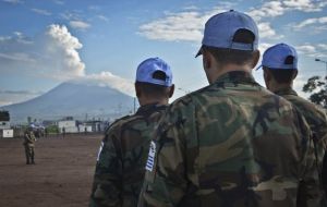  Se han estacionado cascos azules uruguayos en Camboya, Haití y actualmente se encuentran en Goma, una de las zonas más peligrosas de Zaire 