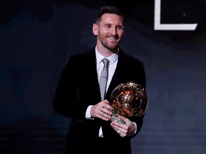Messi ganó el último Balón de Oro. Foto: AFP.