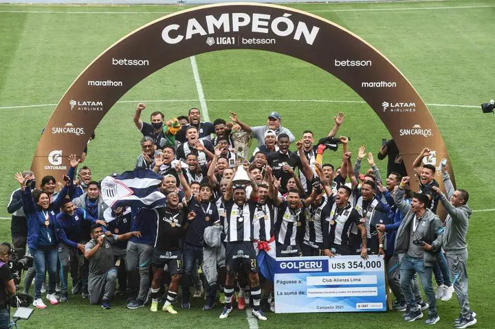 Alianza Lima campeón. AFP