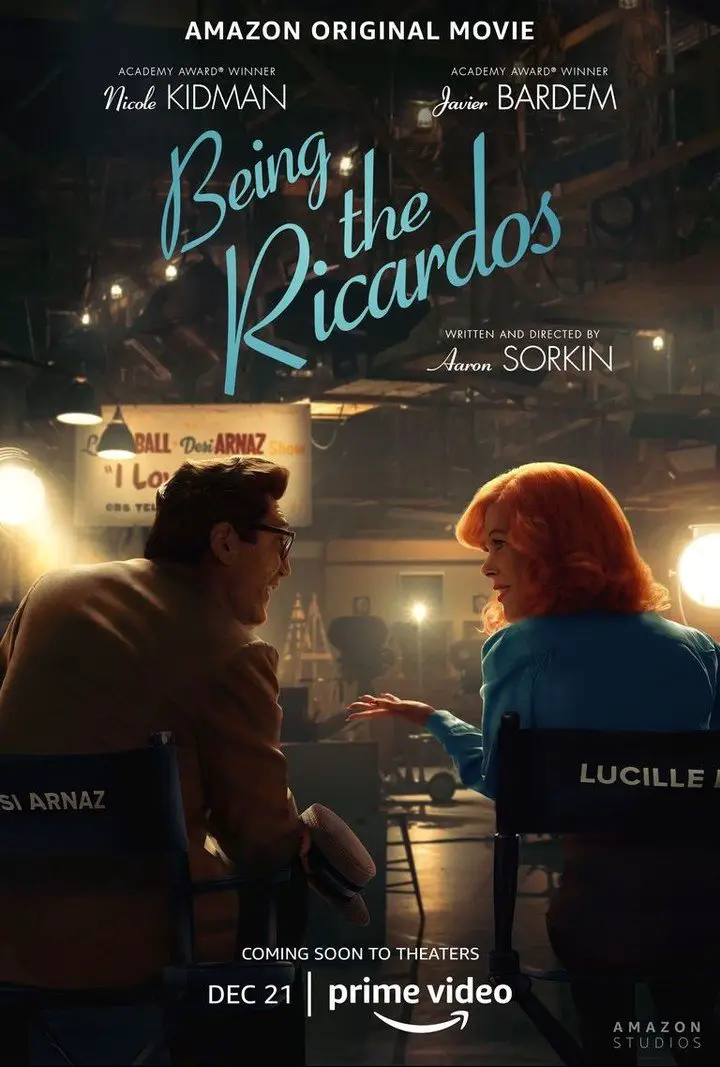 El poster oficial de "Being the Ricardos", que el 21 de diciembre llega a Amazon Prime Video.