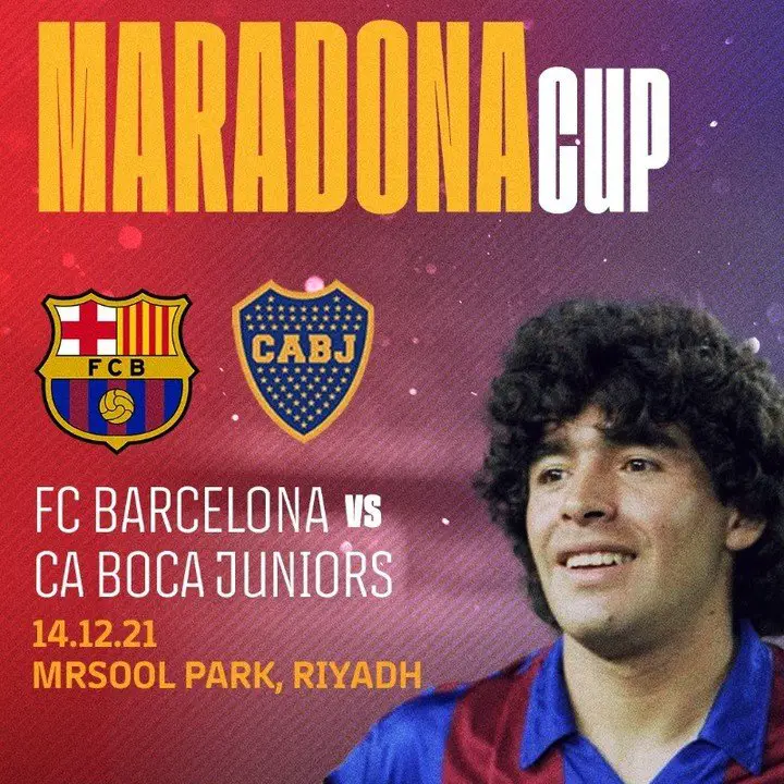 Boca y Barcelona jugarán la "Maradona Cup".
