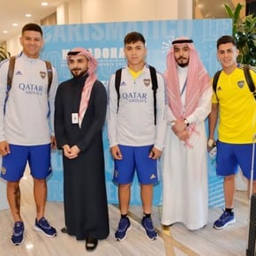 Los jugadores ya llegaron a Riad, en Arabia Saudita.