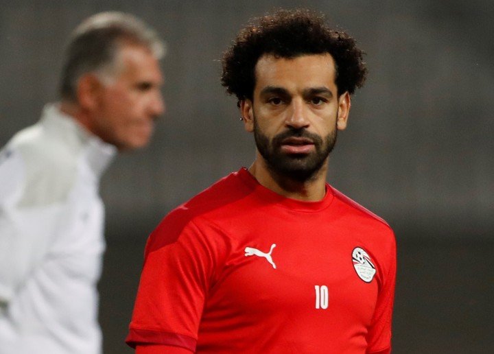 Salah perdió la final en 2017 y quiere la octava copa para Egipto (REUTERS).