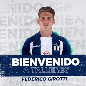 Girotti fue oficializado por Talleres