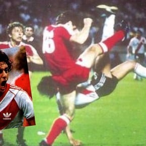 "Fútbol y arte": a 36 años de la histórica chilena de Francescoli