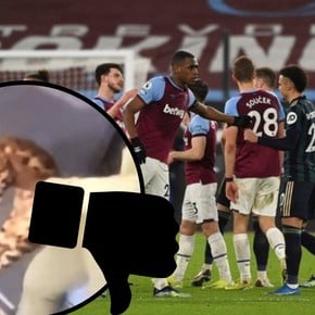 Video: el jugador del West Ham que despertó repudio por patear a un gato
