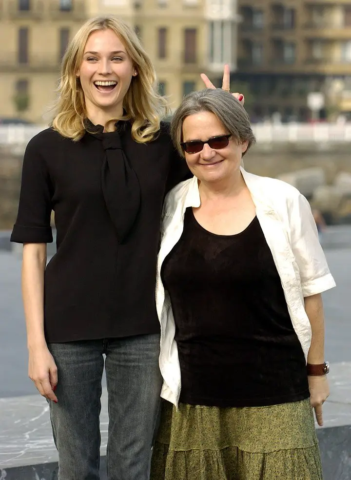 La realizadora agnieszka holland (derecha),  junto a la actriz Diane Kruger. Foto EFE
