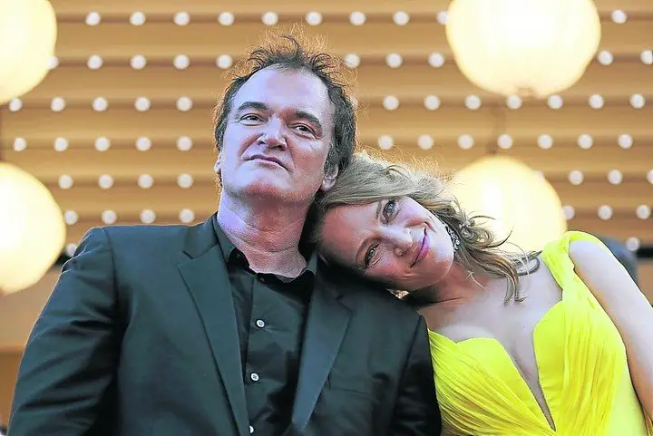 Tarantino y Uma Thurman. El director y la actriz de “Kill Bill” vuelven a trabajar juntos. Foto Reuters