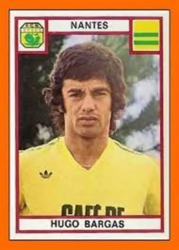 Hugo Bargas, argentino que jugó y es ídolo en Nantes.