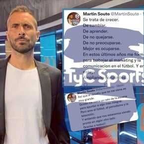 Souto, otro histórico que deja TyC Sports: "Empecé antes de que existiera el canal"