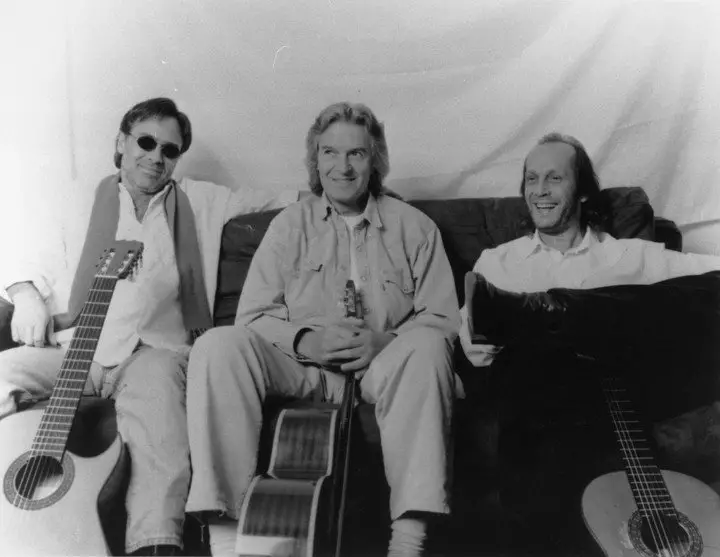 Al Di Meola, John McLaughlin y Paco de Lucía formaron un trío fantástico de guitarristas.