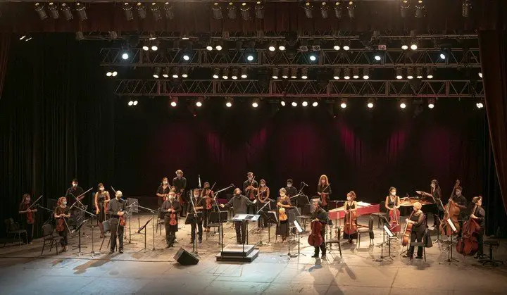La Orquesta Filarmónica de Buenos Aires. Foto: Prensa Teatro Colón/Máximo Parpagnoli