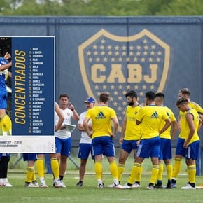 Concentrados de Boca para el debut.
