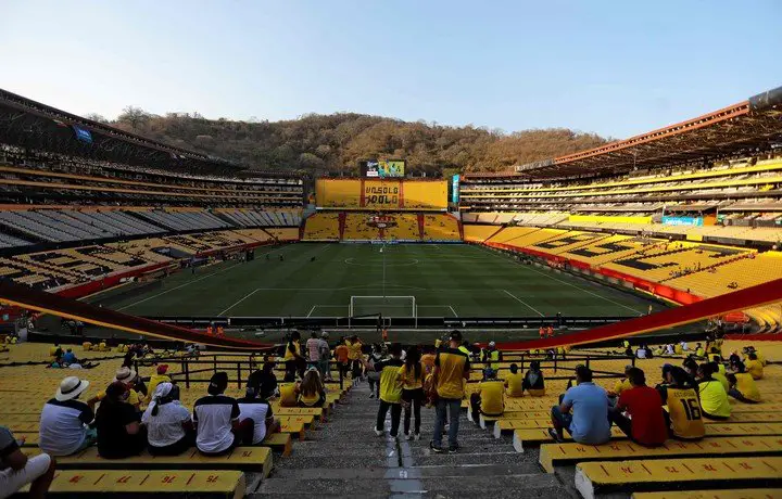Ecuador vs. Bolivia en el Monumental de Guayaquil.