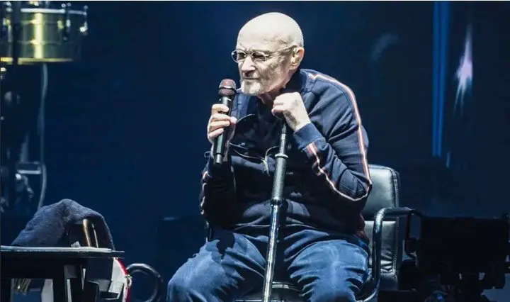 Phil Collins en vivo durante sus shows en Berlín. Foto: IG