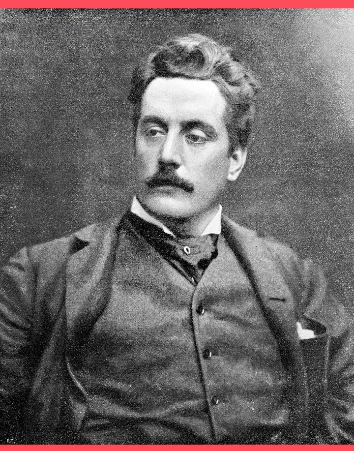 Giacomo Puccini (1858 -1924), el compositor italiano. Foto AFP