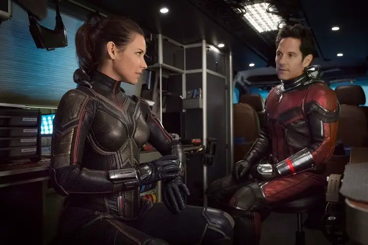 The Wasp (Evangeline Lilly)y Ant-Man (Paul Rudd), en la última aventura. Foto Archivo Clarín
