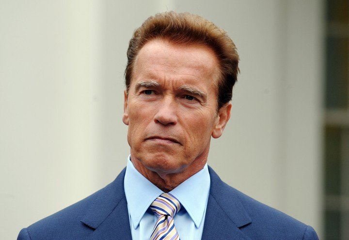 Arnold Schwarzenegger gobernador, en 2009. Foto: AFP