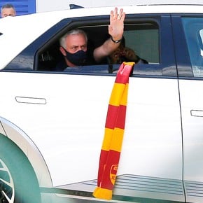 Mourinho llegó a Roma y causó una revolución