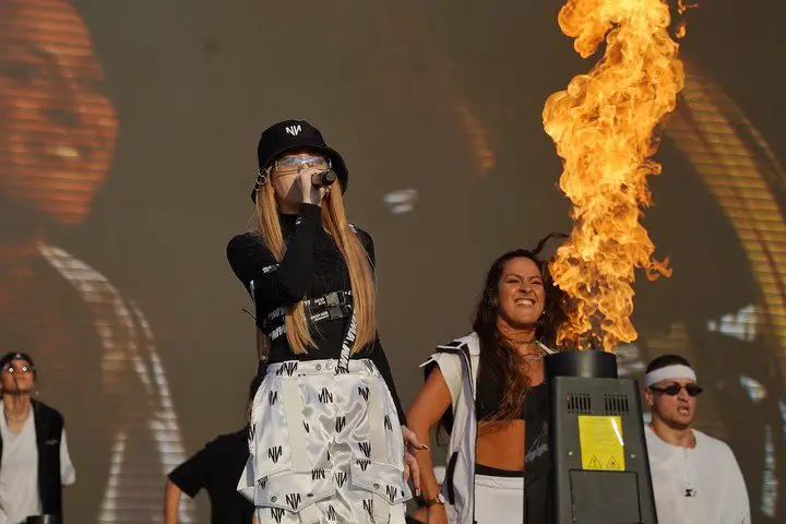 Nicki Nicole hizo delirar al público del Lollapalooza. Foto Martín Bonetto