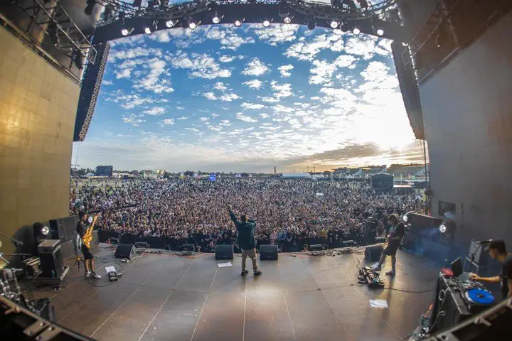 Acru demostró por qué está entre los mejores raperos argentinos en el Lollapalooza 2022. Foto Lollapalooza Argentina