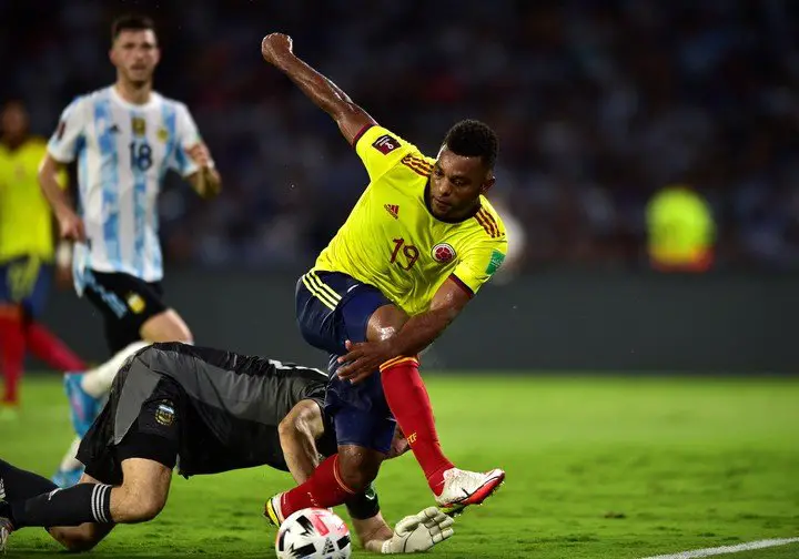 Colombia no puede marcar desde hace siete partidos. (AP Photo/Gustavo Garello)