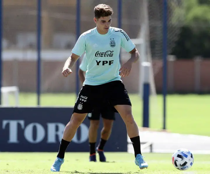 Julián en la Selección (AFP).