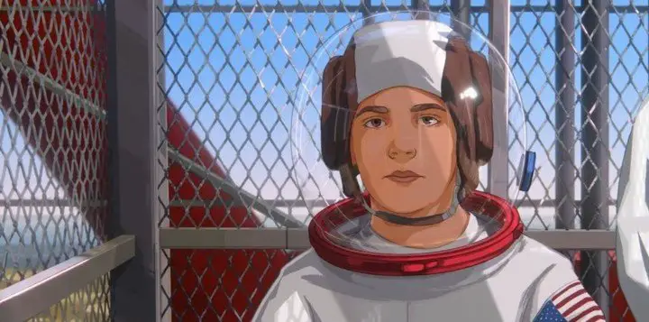 La nueva película de Richard Linklater, la animada "Apolo 10 1/2". Foto Netflix