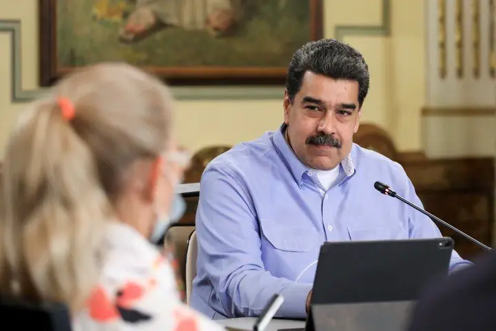 Nicolás Maduro confirmó que sostuvo una reunión con una delegación estadounidense de alto nivel. Foto: EFE/ Palacio De Miraflores