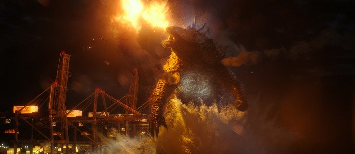 Godzilla es un monstruo grande y pisa fuerte.