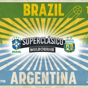 Australia anunció Argentina vs. Brasil en Melbourne, el 11 de junio
