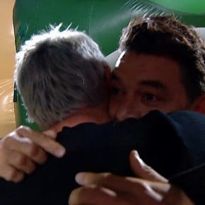 Video: Gallardo y Damonte, a puro abrazo y buena onda