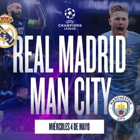 Real Madrid - Manchester City: hora, formaciones y TV
