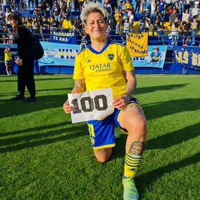 Ganó Boca y su goleadora llegó a 100 festejos