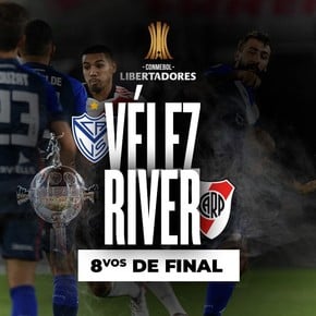 Duelo argentino: River va contra Vélez en octavos