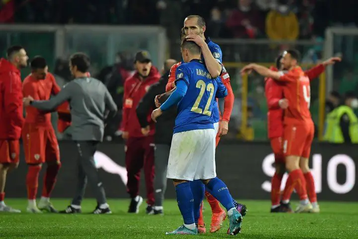 La derrota ante Macedonia significó que Italia se perdiera su segundo mundial consecutivo. Foto: EFE/EPA/CARMELO IMBESI