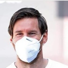 Messi: sonrisa modo coronavirus