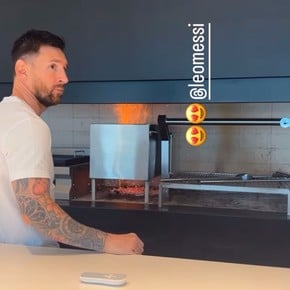 Messi, íntimo: capitán también en la parrilla