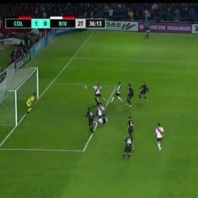 Video: Romero sigue torcido y tampoco pudo meterla ante Colón