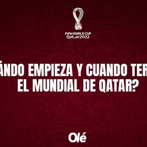 ¿Cuándo empieza y termina el Mundial de Qatar?