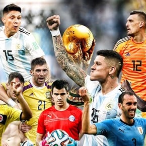 Los futbolistas del fútbol argentino que jugaron un Mundial