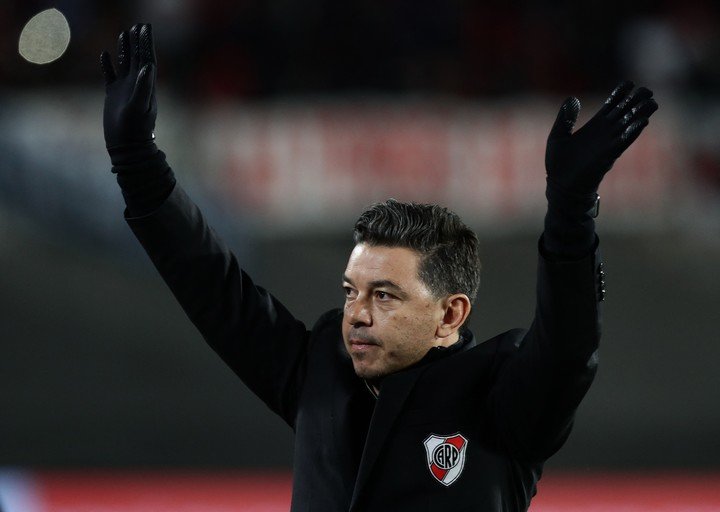 Gallardo, un especialista en las fases de eliminación de la Copa Libertadores. (Foto: ALEJANDRO PAGNI / AFP)