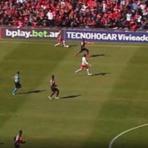 Video: el gol que le anularon a Luna Diale, de Unión, antes de marcar el 1-0