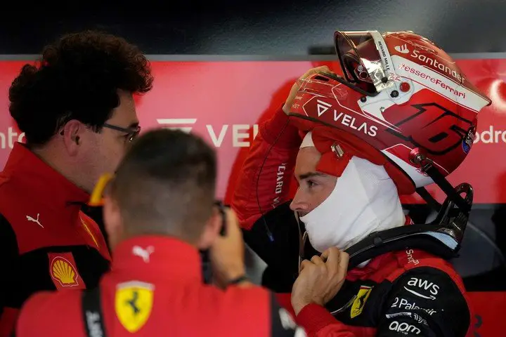 Leclerc quiere ganar una carrera, después de siete sin hacerlo. (AP)