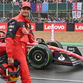 Sainz se quedó con la pole en Gran Bretaña