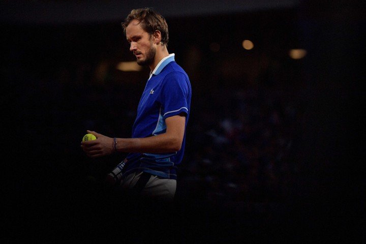 Medvedev, número uno del mundo, ausente en Wimbledon. (Foto: JULIEN DE ROSA / AFP)