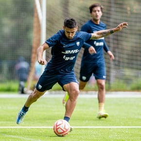 El Toto Salvio ya tuvo su primer entrenamiento en Pumas