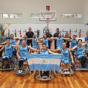 Argentina se clasificó al mundial de Dubai de básquet adaptado
